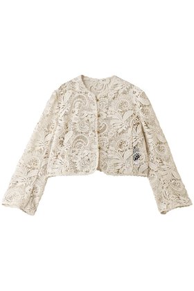 【ランバン オン ブルー/LANVIN en Bleu】 ペイズリーコードレースジャケット人気、トレンドファッション・服の通販 founy(ファニー) ファッション Fashion レディースファッション Fashion for Women アウター Coat / Outerwear Collection レディースジャケット・軽アウター Jackets エレガント 上品 Elegant クラシカル Classical, Vintage-Inspired ケミカル Chemical, Chemical Wash コンパクト Compact, Small Size ジャケット Jacket, Outerwear ペイズリー Paisley, Ethnic Pattern マーガレット Marguerite, Daisy Pattern モチーフ Motif, Design Theme レース Lace, Lace Fabric 軽量 Lightweight, Ultra Light |ID:prp329100004910526