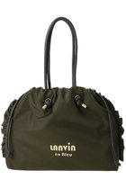 【ランバン オン ブルー/LANVIN en Bleu】のサイドフリルドロストトートバッグ小 カーキ|ID: prp329100004910527 ipo3291000000036792766