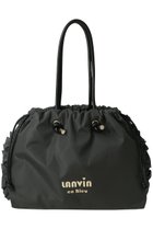 【ランバン オン ブルー/LANVIN en Bleu】のサイドフリルドロストトートバッグ小 グレー|ID: prp329100004910527 ipo3291000000036792767