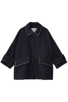 【マッキントッシュ/MACKINTOSH】のHUMBIE デニムジャケットスタッズ 人気、トレンドファッション・服の通販 founy(ファニー) ファッション Fashion レディースファッション Fashion for Women アウター Coat / Outerwear Collection レディースジャケット・軽アウター Jackets デニムジャケット / カジュアルアウター Denim Jackets ショルダー Shoulder, Shoulder Strap ショート Short, Short Length ジャケット Jacket, Outerwear スタッズ Studs, Metal Accents デニム Denim, Jeans Material ドロップ Drop Shoulder, Dropped Style ポケット Pocket, Pocket Detail 新作・新入荷 New Arrivals / New In |ID:prp329100004910532
