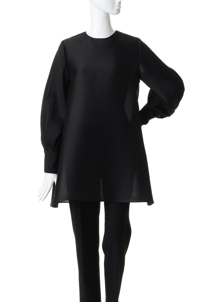 【エムフィル/M Fil】のシルキーWクロス ロングブラウス 人気、トレンドファッション・服の通販 founy(ファニー) 　ファッション　Fashion　レディースファッション　Fashion for Women　トップス・カットソー　Cut & Sew Tops　シャツ・ブラウス・オフィスカジュアル　Elegant Blouses & Button-Ups　エアリー　Airy Texture　カフス　Cuff Design　シルク　Silk, 100% Silk　スリーブ　Sleeve, Long Sleeve / Short Sleeve　フォルム　Silhouette, Form　ランダム　Random, Irregular　ロング　Long, Long-Length　other-2|ID: prp329100004910533 ipo3291000000036792835