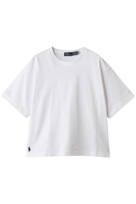 【ラルフローレン/RALPH LAUREN】の【POLO RALPH LAUREN】コットン ジャージー クロップド クルーネック Tシャツ 人気、トレンドファッション・服の通販 founy(ファニー) ファッション Fashion レディースファッション Fashion for Women トップス・カットソー Cut & Sew Tops シャツ・ブラウス・オフィスカジュアル Elegant Blouses & Button-Ups ロングTシャツ・Tシャツ Longline T-Shirts & Tees カットソー・ベーシックTシャツ Cut-and-Sewn Tops / Stretch Tees & Basics クロップド Cropped, Short Length ショート Short, Short Length スリーブ Sleeve, Long Sleeve / Short Sleeve バランス Balance, Style Balance 今季 This Season, Current Season |ID:prp329100004910539