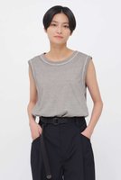 【マーガレットハウエル/MARGARET HOWELL】のGARMENT DYE BASIC JERSEY TOP 人気、トレンドファッション・服の通販 founy(ファニー) ファッション Fashion レディースファッション Fashion for Women トップス・カットソー Cut & Sew Tops キャミソール&ノースリーブ Camisoles & Sleeveless Tops シャツ・ブラウス・オフィスカジュアル Elegant Blouses & Button-Ups ロングTシャツ・Tシャツ Longline T-Shirts & Tees カットソー・ベーシックTシャツ Cut-and-Sewn Tops / Stretch Tees & Basics インナー Innerwear キャミソール Camisole, Spaghetti Strap Top タンク Tank Top, Sleeveless Top |ID:prp329100004910542