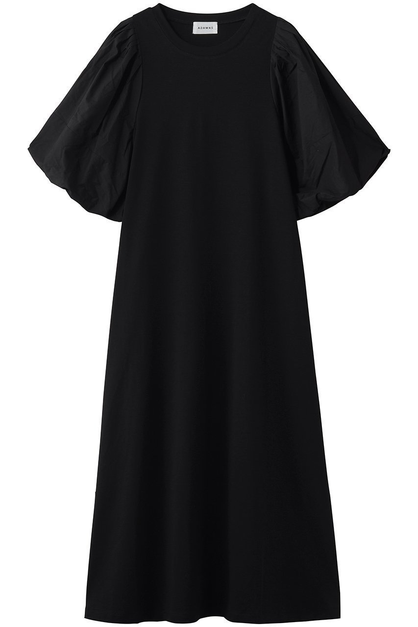 【アダワス/ADAWAS】のコットン ジャージー ドレス 人気、トレンドファッション・服の通販 founy(ファニー) 　ファッション　Fashion　レディースファッション　Fashion for Women　ワンピース　Dresses　フォーマル・パーティードレス・結婚式用ドレス　Elegant & Casual Dresses　チュニック　Tunic Tops & Dresses　シルク　Silk, 100% Silk　シルケット　Silket, Silky Cotton　スリーブ　Sleeve, Long Sleeve / Short Sleeve　タイプライター　Typewriter Fabric, Crisp Cotton　チュニック　Tunic, Long Top　ドレス　Dress, One-Piece　ポケット　Pocket, Pocket Detail　今季　This Season, Current Season　旅行　Travel　 other-1|ID: prp329100004910543 ipo3291000000036792923