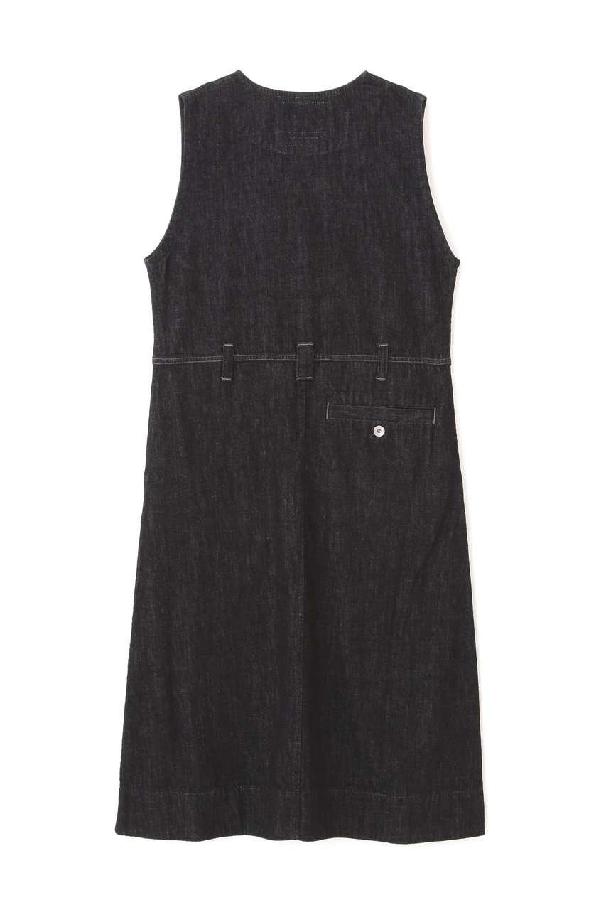 【マーガレットハウエル/MARGARET HOWELL】のCANTON BLACK LIGHT DENIM DRESS 人気、トレンドファッション・服の通販 founy(ファニー) 　ファッション　Fashion　レディースファッション　Fashion for Women　ワンピース　Dresses　フォーマル・パーティードレス・結婚式用ドレス　Elegant & Casual Dresses　チュニック　Tunic Tops & Dresses　チュニック　Tunic, Long Top　デニム　Denim, Jeans Material　ドレス　Dress, One-Piece　ネップ　Nepp, Slub Yarn　フレア　Flare, Flared　ループ　Loop, Loop Knit　ロング　Long, Long-Length　ワーク　Workwear, Utility Style　ヴィンテージ　Vintage Style　other-4|ID: prp329100004910544 ipo3291000000036792936