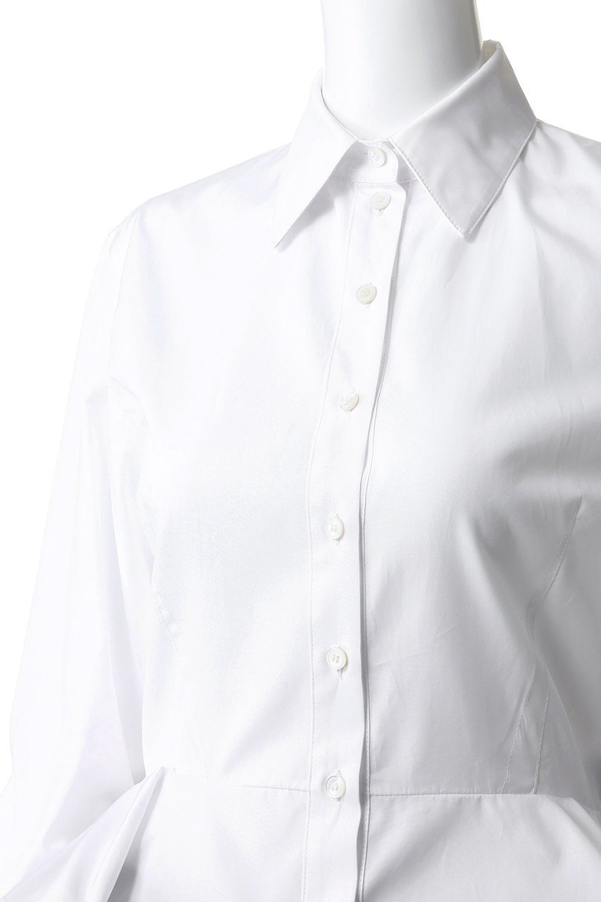 【ステラ マッカートニー/STELLA McCARTNEY】のポプリンペプラムシャツ 人気、トレンドファッション・服の通販 founy(ファニー) ファッション Fashion レディースファッション Fashion for Women トップス・カットソー Cut & Sew Tops シャツ・ブラウス・オフィスカジュアル Elegant Blouses & Button-Ups インナー Innerwear エレガント 上品 Elegant スウェット / スエット Sweatshirt, Sweatwear スリーブ Sleeve, Long Sleeve / Short Sleeve ペプラム Peplum, Flared Hem ロング Long, Long-Length other-5|ID: prp329100004910546 ipo3291000000036792952