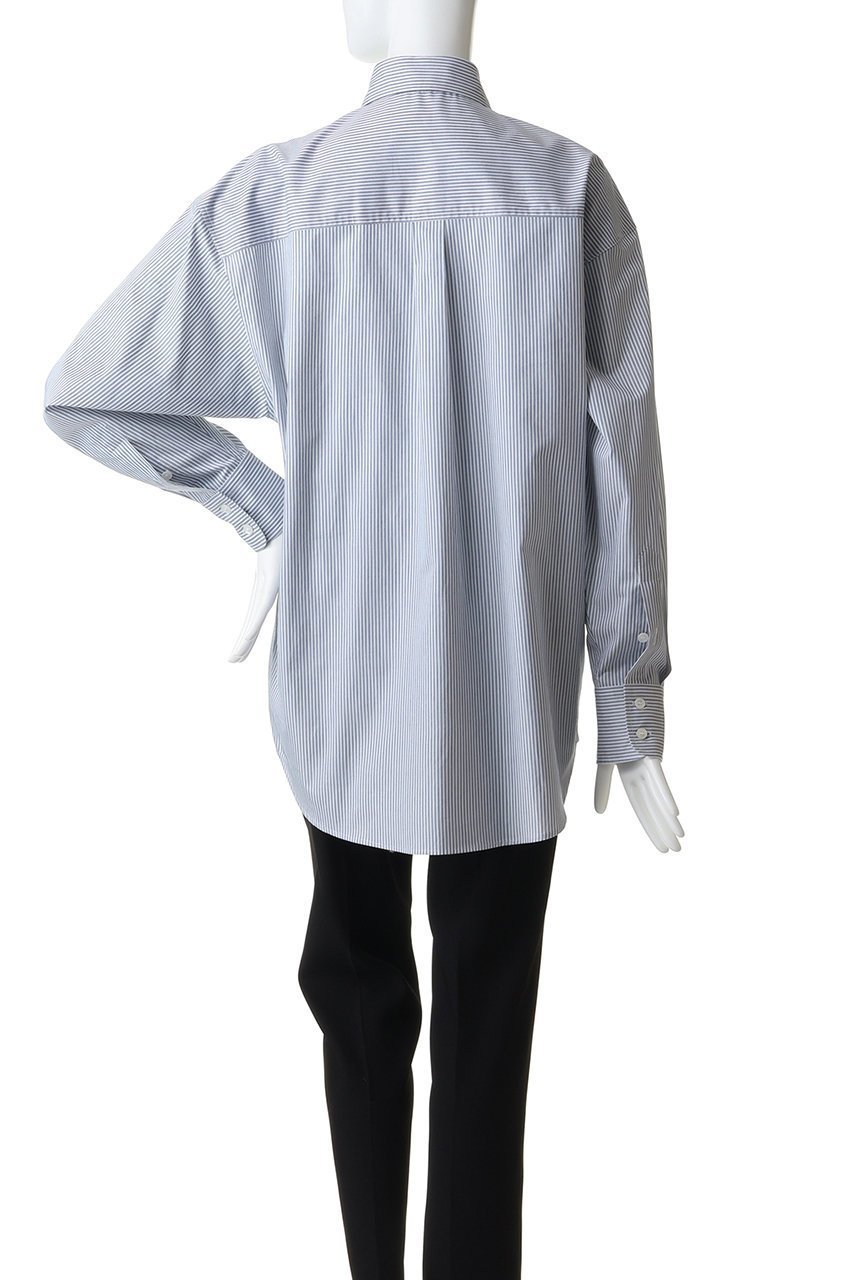 【ステラ マッカートニー/STELLA McCARTNEY】のコットンストライプピケシャツ 人気、トレンドファッション・服の通販 founy(ファニー) 　ファッション　Fashion　レディースファッション　Fashion for Women　トップス・カットソー　Cut & Sew Tops　シャツ・ブラウス・オフィスカジュアル　Elegant Blouses & Button-Ups　カッティング　Cutting Detail　ストライプ　Stripe, Striped Pattern　スリーブ　Sleeve, Long Sleeve / Short Sleeve　フィット　Fit, Slim Fit　フロント　Front, Front Design　モダン　Modern, Contemporary　ロング　Long, Long-Length　無地　Plain, Solid Color　羽織　Haori, Light Jacket　other-4|ID: prp329100004910547 ipo3291000000036792958