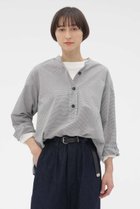 【マーガレットハウエル/MARGARET HOWELL】のTINY GINGHAM COTTON SHIRT 人気、トレンドファッション・服の通販 founy(ファニー) ファッション Fashion レディースファッション Fashion for Women トップス・カットソー Cut & Sew Tops シャツ・ブラウス・オフィスカジュアル Elegant Blouses & Button-Ups ギンガム Gingham, Gingham Fabric スリーブ Sleeve, Long Sleeve / Short Sleeve チェック Check, Plaid, Tartan バランス Balance, Style Balance フィット Fit, Slim Fit フロント Front, Front Design リラックス Relax, Relaxed Fit ロング Long, Long-Length ワッシャー Washer, Crinkled Finish 定番 Standard, Basic Item 無地 Plain, Solid Color thumbnail ブラック|ID: prp329100004910549 ipo3291000000036792969