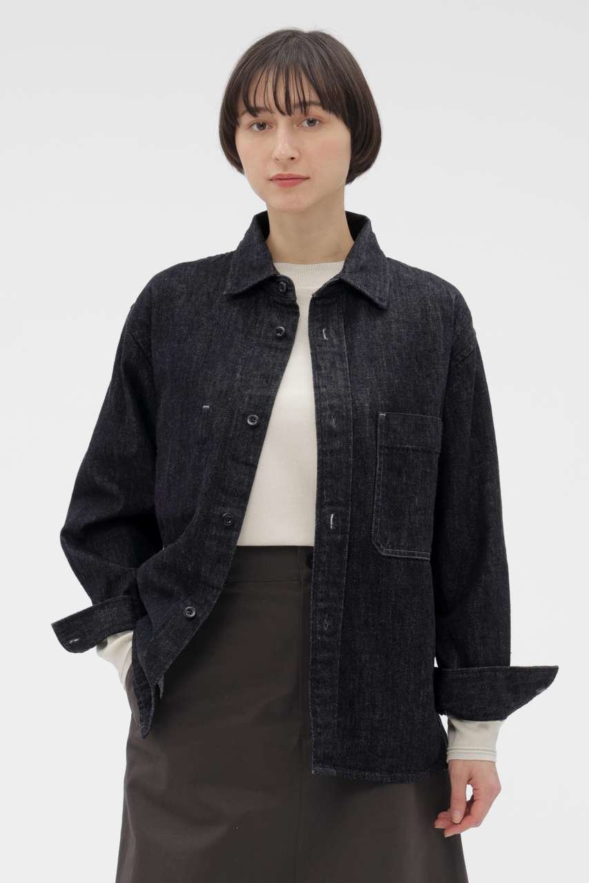 【マーガレットハウエル/MARGARET HOWELL】のCANTON BLACK LIGHT DENIM SHIRT 人気、トレンドファッション・服の通販 founy(ファニー) ファッション Fashion レディースファッション Fashion for Women トップス・カットソー Cut & Sew Tops シャツ・ブラウス・オフィスカジュアル Elegant Blouses & Button-Ups スリーブ Sleeve, Long Sleeve / Short Sleeve デニム Denim, Jeans Material ネップ Nepp, Slub Yarn ベーシック Basic, Essential ロング Long, Long-Length ロールアップ Roll-Up, Cuffed Hem ワーク Workwear, Utility Style ヴィンテージ Vintage Style other-1|ID: prp329100004910550 ipo3291000000036792974