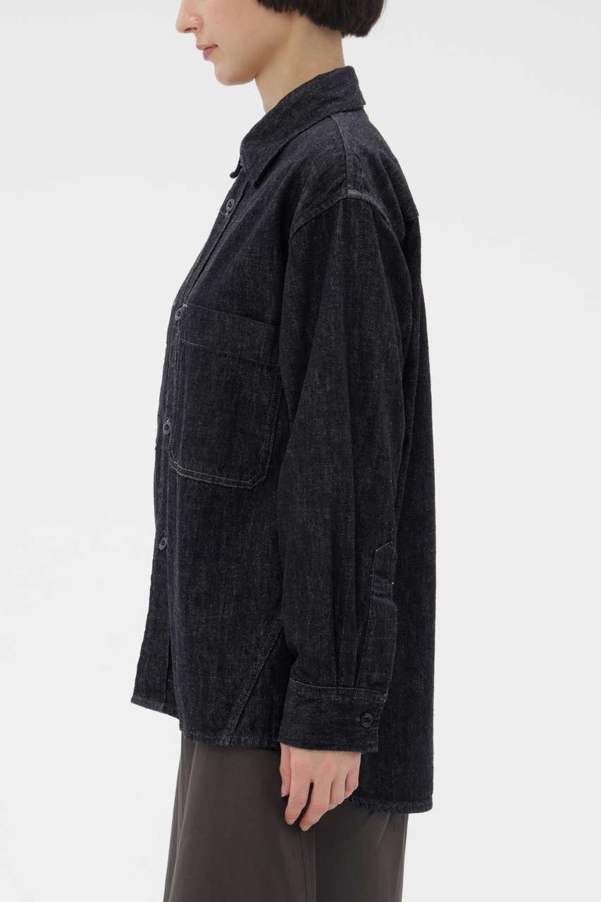 【マーガレットハウエル/MARGARET HOWELL】のCANTON BLACK LIGHT DENIM SHIRT 人気、トレンドファッション・服の通販 founy(ファニー) ファッション Fashion レディースファッション Fashion for Women トップス・カットソー Cut & Sew Tops シャツ・ブラウス・オフィスカジュアル Elegant Blouses & Button-Ups スリーブ Sleeve, Long Sleeve / Short Sleeve デニム Denim, Jeans Material ネップ Nepp, Slub Yarn ベーシック Basic, Essential ロング Long, Long-Length ロールアップ Roll-Up, Cuffed Hem ワーク Workwear, Utility Style ヴィンテージ Vintage Style other-4|ID: prp329100004910550 ipo3291000000036792978