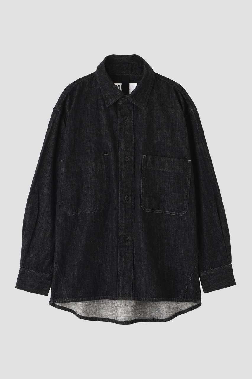 【マーガレットハウエル/MARGARET HOWELL】のCANTON BLACK LIGHT DENIM SHIRT 人気、トレンドファッション・服の通販 founy(ファニー) ファッション Fashion レディースファッション Fashion for Women トップス・カットソー Cut & Sew Tops シャツ・ブラウス・オフィスカジュアル Elegant Blouses & Button-Ups スリーブ Sleeve, Long Sleeve / Short Sleeve デニム Denim, Jeans Material ネップ Nepp, Slub Yarn ベーシック Basic, Essential ロング Long, Long-Length ロールアップ Roll-Up, Cuffed Hem ワーク Workwear, Utility Style ヴィンテージ Vintage Style other-5|ID: prp329100004910550 ipo3291000000036792979