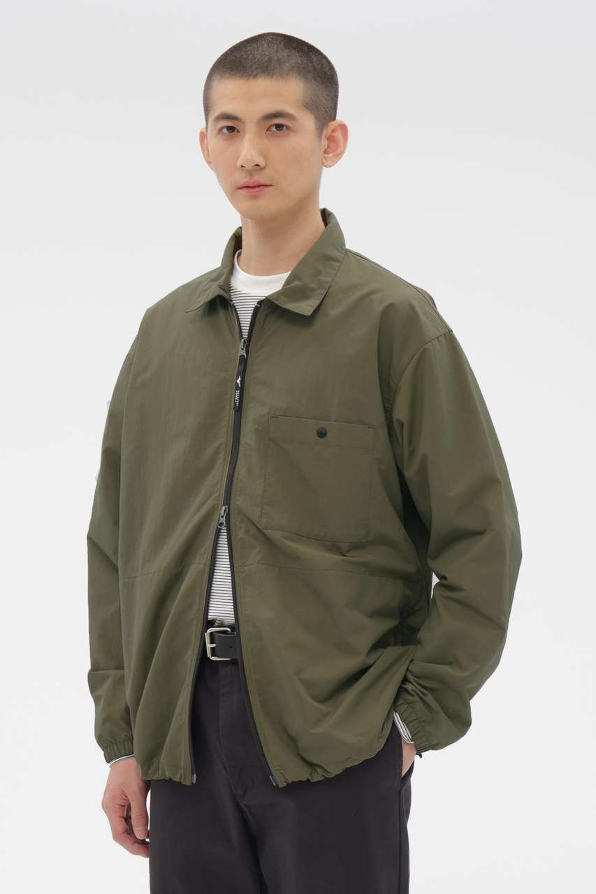 【その他のブランド/Other】のWATER REPELENT NYLON POPLIN SHIRT インテリア・キッズ・メンズ・レディースファッション・服の通販 founy(ファニー) ファッション Fashion レディースファッション Fashion for Women トップス・カットソー Cut & Sew Tops シャツ・ブラウス・オフィスカジュアル Elegant Blouses & Button-Ups コレクション Collection, Seasonal Line スピンドル Spindle, Drawcord スリーブ Sleeve, Long Sleeve / Short Sleeve フロント Front, Front Design マーガレット Marguerite, Daisy Pattern ロング Long, Long-Length 新作・新入荷 New Arrivals / New In カーキ|ID: prp329100004910552 ipo3291000000036792993