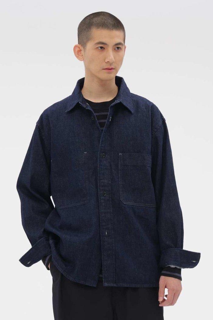 【マーガレット ハウエル/MARGARET HOWELL / MEN】のCANTON LIGHT DENIM SHIRT インテリア・キッズ・メンズ・レディースファッション・服の通販 founy(ファニー) https://founy.com/ ファッション Fashion レディースファッション Fashion for Women トップス・カットソー Cut & Sew Tops シャツ・ブラウス・オフィスカジュアル Elegant Blouses & Button-Ups スリーブ Sleeve, Long Sleeve / Short Sleeve デニム Denim, Jeans Material ネップ Nepp, Slub Yarn ベーシック Basic, Essential ロング Long, Long-Length ロールアップ Roll-Up, Cuffed Hem ワーク Workwear, Utility Style ヴィンテージ Vintage Style |ID: prp329100004910557 ipo3291000000036793034