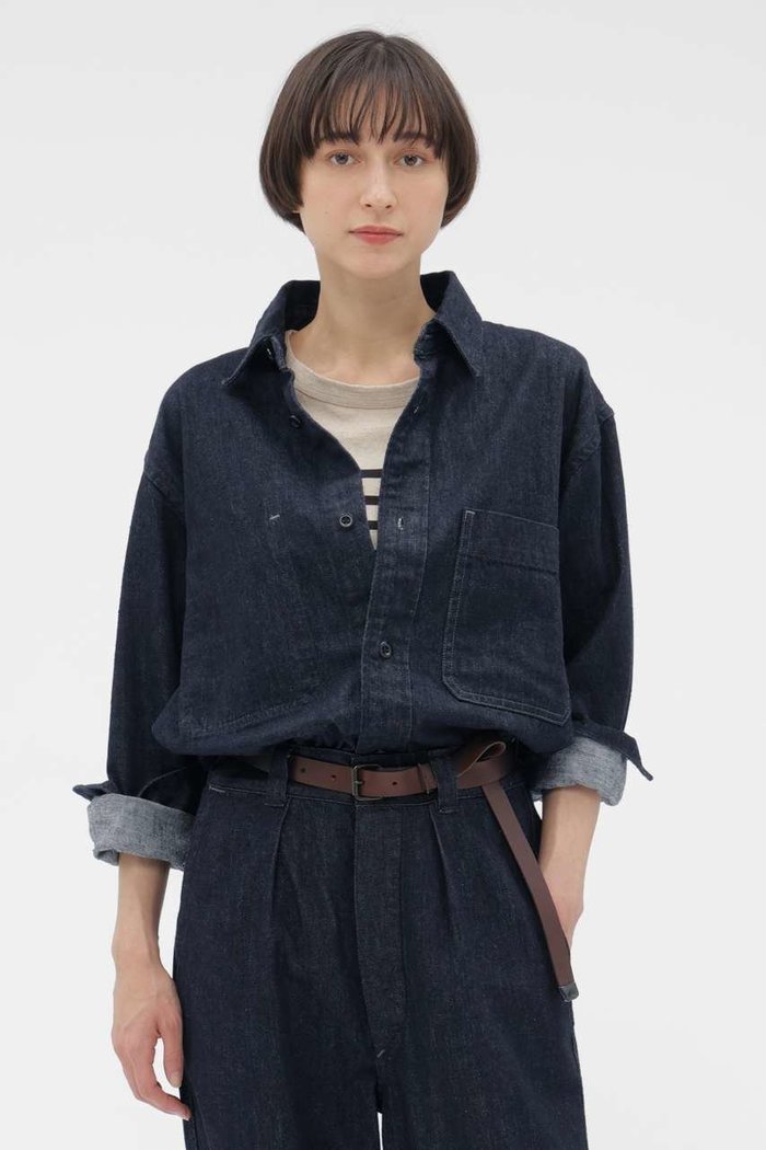 【マーガレットハウエル/MARGARET HOWELL】のCANTON LIGHT DENIM SHIRT インテリア・キッズ・メンズ・レディースファッション・服の通販 founy(ファニー) https://founy.com/ ファッション Fashion レディースファッション Fashion for Women トップス・カットソー Cut & Sew Tops シャツ・ブラウス・オフィスカジュアル Elegant Blouses & Button-Ups スリーブ Sleeve, Long Sleeve / Short Sleeve デニム Denim, Jeans Material ネップ Nepp, Slub Yarn ベーシック Basic, Essential ロング Long, Long-Length ロールアップ Roll-Up, Cuffed Hem ワーク Workwear, Utility Style ヴィンテージ Vintage Style |ID: prp329100004910560 ipo3291000000036793060