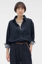 【マーガレットハウエル/MARGARET HOWELL】のCANTON LIGHT DENIM SHIRT ブルー|ID: prp329100004910560 ipo3291000000036793061