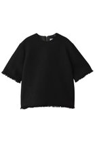 【ジェイドット/j.】のコットン混ツイード コンパクトブラウス 人気、トレンドファッション・服の通販 founy(ファニー) ファッション Fashion レディースファッション Fashion for Women トップス・カットソー Cut & Sew Tops シャツ・ブラウス・オフィスカジュアル Elegant Blouses & Button-Ups コンパクト Compact, Small Size ショート Short, Short Length スリーブ Sleeve, Long Sleeve / Short Sleeve ツイード Twill, Twill Weave デニム Denim, Jeans Material フリンジ Fringe, Tassel 夏 Summer thumbnail ブラック|ID: prp329100004910561 ipo3291000000036793070