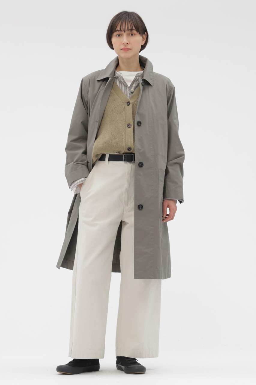 【マーガレットハウエル/MARGARET HOWELL】のPROOFED COTTON POPLIN COAT 人気、トレンドファッション・服の通販 founy(ファニー) 　ファッション　Fashion　レディースファッション　Fashion for Women　アウター　Coat / Outerwear Collection　コート・ロングコート・ピーコート　Long Coats, Peacoats & More　ドレス　Dress, One-Piece　バランス　Balance, Style Balance　ポケット　Pocket, Pocket Detail　ロング　Long, Long-Length　ワーク　Workwear, Utility Style　other-2|ID: prp329100004910563 ipo3291000000036793089