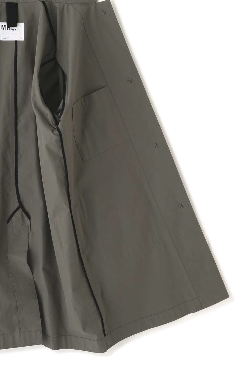 【マーガレットハウエル/MARGARET HOWELL】のPROOFED COTTON POPLIN COAT 人気、トレンドファッション・服の通販 founy(ファニー) 　ファッション　Fashion　レディースファッション　Fashion for Women　アウター　Coat / Outerwear Collection　コート・ロングコート・ピーコート　Long Coats, Peacoats & More　ドレス　Dress, One-Piece　バランス　Balance, Style Balance　ポケット　Pocket, Pocket Detail　ロング　Long, Long-Length　ワーク　Workwear, Utility Style　other-5|ID: prp329100004910563 ipo3291000000036793092