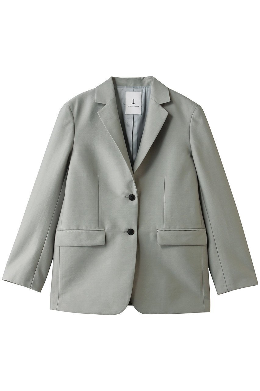 【ジェイドット/j.】のシルキーダブルフェイス シングルジャケット インテリア・キッズ・メンズ・レディースファッション・服の通販 founy(ファニー) 　ファッション　Fashion　レディースファッション　Fashion for Women　アウター　Coat / Outerwear Collection　レディースジャケット・軽アウター　Jackets　シンプル　Simple, Minimal　ジャケット　Jacket, Outerwear　パーティ　Party, Party Style　ビッグ　Big, Oversized　ミントグリーン|ID: prp329100004910569 ipo3291000000036793137