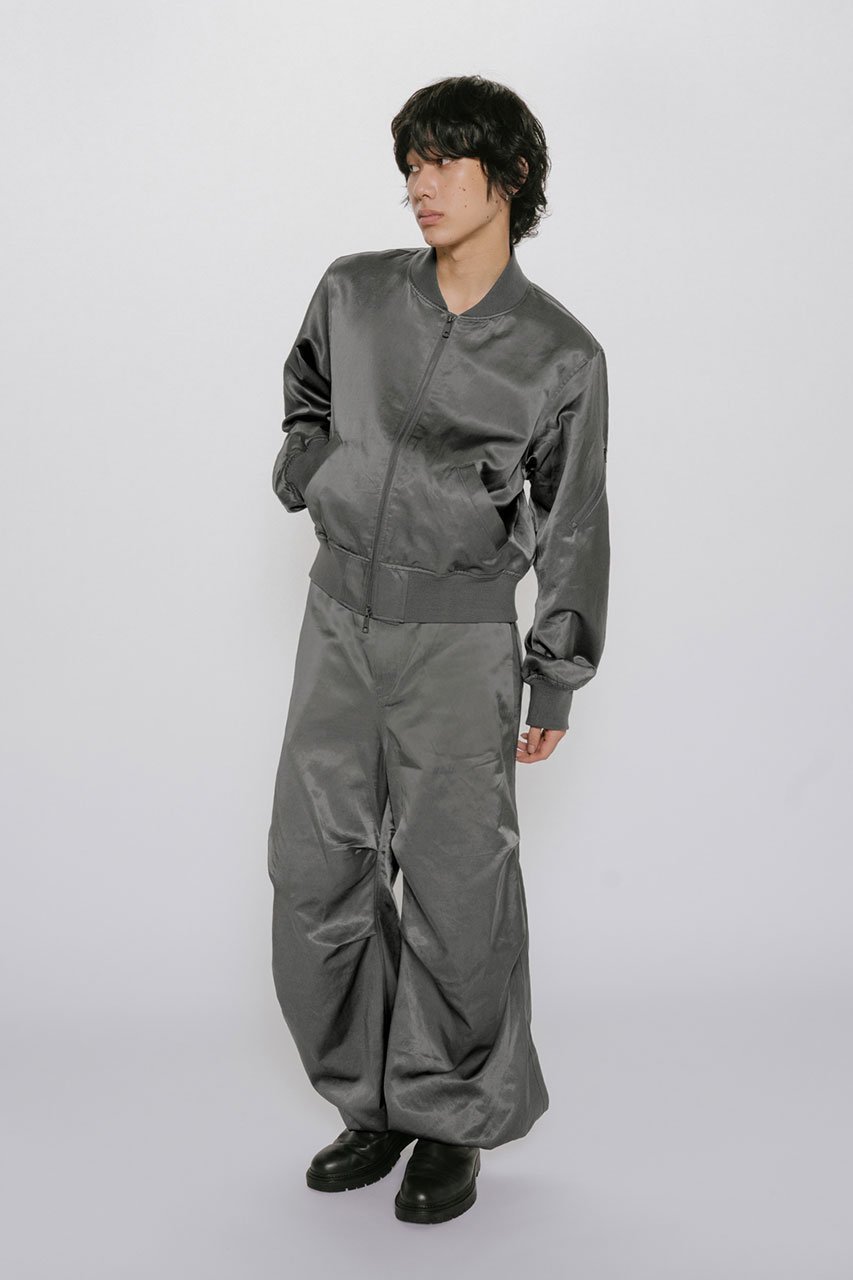 【ミディウミソリッド/MIDIUMISOLID / MEN】の【MEN】bleach satin MA-1 MA-1 人気、トレンドファッション・服の通販 founy(ファニー) ファッション Fashion メンズファッション Fashion for Men アンティーク Antique-Inspired サテン Satin, Glossy Fabric ジャケット Jacket, Outerwear ブリーチ Bleach, Washed Finish ブルゾン Blouson, Bomber Jacket ミリタリー Military, Army Style モダン Modern, Contemporary other-7|ID: prp329100004910571 ipo3291000000036793162