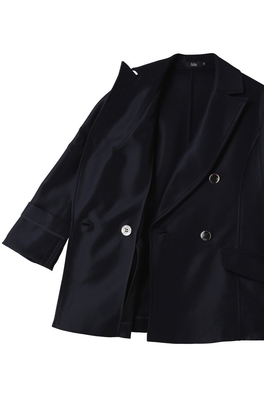 【エムフィル/M Fil】のレノクロス ダブルブレストジャケット 人気、トレンドファッション・服の通販 founy(ファニー) 　ファッション　Fashion　レディースファッション　Fashion for Women　アウター　Coat / Outerwear Collection　レディースジャケット・軽アウター　Jackets　ウォッシャブル　Machine Washable　シェイプ　Shape, Slim Fit　ジャケット　Jacket, Outerwear　ストレッチ　Stretch, Stretchy Fabric　フィット　Fit, Slim Fit　エレガント 上品　Elegant　洗える　Machine Washable　other-6|ID: prp329100004910574 ipo3291000000036793215