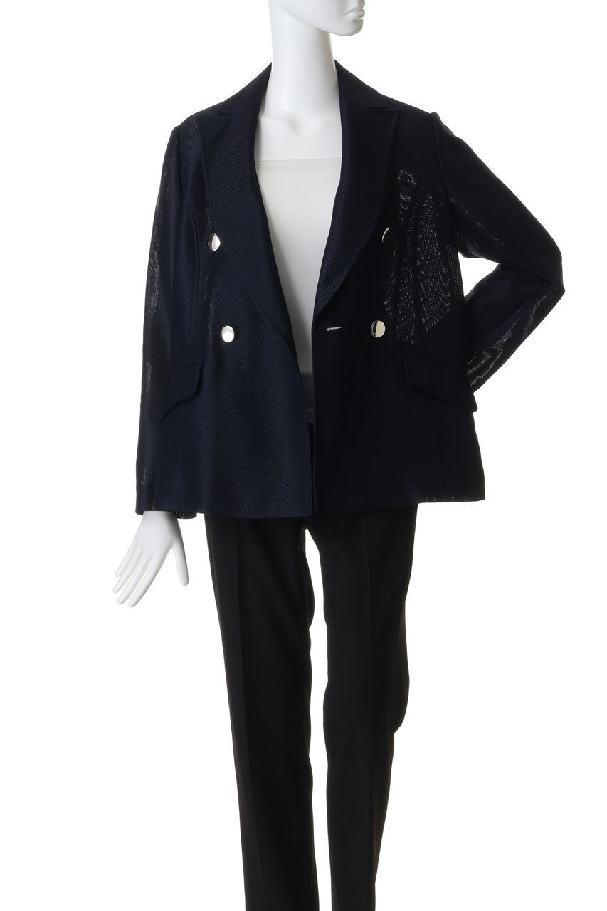 【エムフィル/M Fil】のレノクロス ダブルブレストジャケット 人気、トレンドファッション・服の通販 founy(ファニー) 　ファッション　Fashion　レディースファッション　Fashion for Women　アウター　Coat / Outerwear Collection　レディースジャケット・軽アウター　Jackets　ウォッシャブル　Machine Washable　シェイプ　Shape, Slim Fit　ジャケット　Jacket, Outerwear　ストレッチ　Stretch, Stretchy Fabric　フィット　Fit, Slim Fit　エレガント 上品　Elegant　洗える　Machine Washable　other-7|ID: prp329100004910574 ipo3291000000036793216