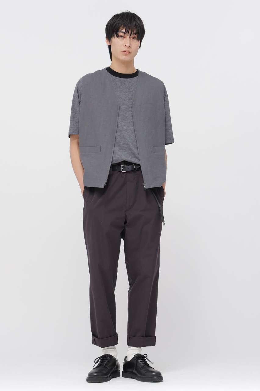 【その他のブランド/Other】のCOMPACT LINEN TWILL BLOUSON 人気、トレンドファッション・服の通販 founy(ファニー) 　ファッション　Fashion　レディースファッション　Fashion for Women　アウター　Coat / Outerwear Collection　レディースジャケット・軽アウター　Jackets　ブルゾンジャケット・スポーティアウター　Blouson Jackets　おすすめ　Recommended / Our Picks　シンプル　Simple, Minimal　ジャケット　Jacket, Outerwear　セットアップ　Set-Up, Coordinated Outfit　フロント　Front, Front Design　ブルゾン　Blouson, Bomber Jacket　ベスト　Vest, Waistcoat　リネン　Linen, Linen Fabric　ヴィンテージ　Vintage Style　other-3|ID: prp329100004910576 ipo3291000000036793230