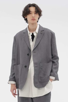 【その他のブランド/Other】のCOMPACT LINEN TWILL JACKET 人気、トレンドファッション・服の通販 founy(ファニー) ファッション Fashion レディースファッション Fashion for Women アウター Coat / Outerwear Collection レディースジャケット・軽アウター Jackets おすすめ Recommended / Our Picks ショルダー Shoulder, Shoulder Strap ジャケット Jacket, Outerwear セットアップ Set-Up, Coordinated Outfit ドロップ Drop Shoulder, Dropped Style パッチ Patch, Appliqué ポケット Pocket, Pocket Detail リネン Linen, Linen Fabric |ID:prp329100004910578