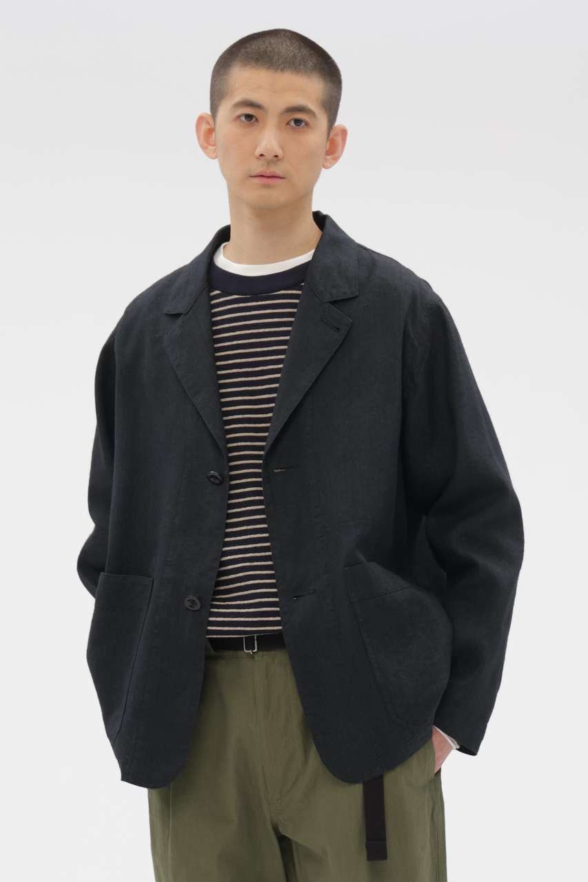 【その他のブランド/Other】のFADED WOOL LINEN TWILL JACKET 人気、トレンドファッション・服の通販 founy(ファニー) 　ファッション　Fashion　レディースファッション　Fashion for Women　アウター　Coat / Outerwear Collection　レディースジャケット・軽アウター　Jackets　おすすめ　Recommended / Our Picks　ジャケット　Jacket, Outerwear　セットアップ　Set-Up, Coordinated Outfit　ツイル　Twist, Twisted Detail　テーラード　Tailored, Tailored Fit　バランス　Balance, Style Balance　パッチ　Patch, Appliqué　ポケット　Pocket, Pocket Detail　ミックス　Mix, Mixed Style　リネン　Linen, Linen Fabric　ワーク　Workwear, Utility Style　ヴィンテージ　Vintage Style　 other-1|ID: prp329100004910584 ipo3291000000036793299
