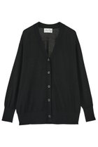 【マルティニーク/martinique】の【l heritage martinique】シルクコットンVネックカーディガン ブラック|ID: prp329100004910588 ipo3291000000036793332