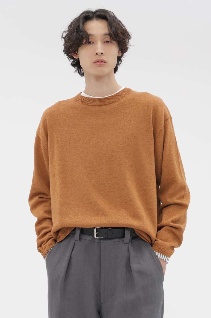 【その他のブランド/Other】のMERINO COTTON TWIST KNITWEAR 人気、トレンドファッション・服の通販 founy(ファニー) ファッション Fashion レディースファッション Fashion for Women トップス・カットソー Cut & Sew Tops ニット Knit Tops & Sweaters カジュアルプルオーバー・ニットトップス Pullovers & Knit Tops / Casual Pullovers シンプル Simple, Minimal バランス Balance, Style Balance メランジ Melange, Mixed Yarn 新作・新入荷 New Arrivals / New In other-1|ID: prp329100004910590 ipo3291000000036793337