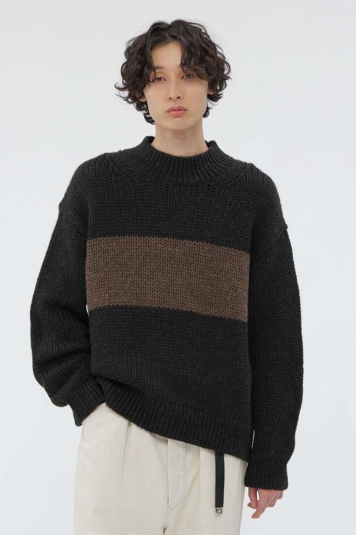 【マーガレット ハウエル/MARGARET HOWELL / MEN】のNATURAL SPUN WOOL KNITWEAR インテリア・キッズ・メンズ・レディースファッション・服の通販 founy(ファニー) https://founy.com/ ファッション Fashion レディースファッション Fashion for Women トップス・カットソー Cut & Sew Tops ニット Knit Tops & Sweaters カジュアルプルオーバー・ニットトップス Pullovers & Knit Tops / Casual Pullovers ショルダー Shoulder, Shoulder Strap ストライプ Stripe, Striped Pattern ドロップ Drop Shoulder, Dropped Style ハンド Hand, Handmade バランス Balance, Style Balance モダン Modern, Contemporary |ID: prp329100004910591 ipo3291000000036793346