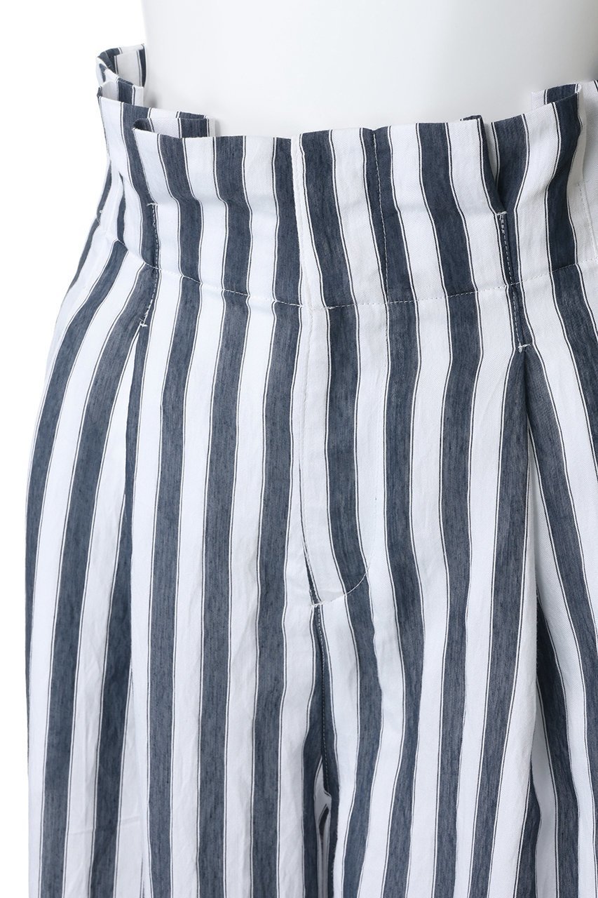 【エムフィル/M Fil】のリゾートストライプ ハイウエストシャーリングパンツ 人気、トレンドファッション・服の通販 founy(ファニー) 　ファッション　Fashion　レディースファッション　Fashion for Women　パンツ　Pants & Trousers　シアー　Sheer, See-Through　シャーリング　Shirring, Ruched　シンプル　Simple, Minimal　ストライプ　Stripe, Striped Pattern　リゾート　Resort, Vacation Style　エレガント 上品　Elegant　other-5|ID: prp329100004910594 ipo3291000000036793374