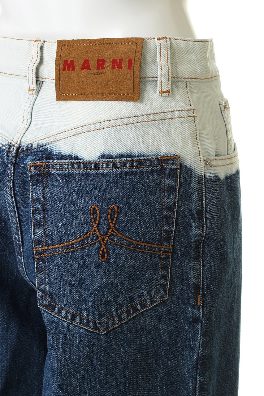 【マルニ/MARNI】のグラデーションデニムパンツ 人気、トレンドファッション・服の通販 founy(ファニー) 　ファッション　Fashion　レディースファッション　Fashion for Women　パンツ　Pants & Trousers　デニムパンツ・ジーンズ・美脚デニム　Denim Jeans & Pants　クロップド　Cropped, Short Length　グラデーション　Gradient, Ombre　デニム　Denim, Jeans Material　ワイド　Wide, Wide Fit　other-5|ID: prp329100004910598 ipo3291000000036793407