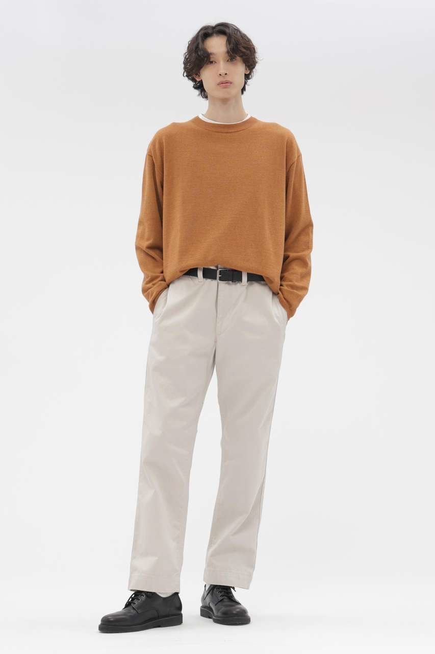【その他のブランド/Other】のBASIC CHINO TROUSERS インテリア・キッズ・メンズ・レディースファッション・服の通販 founy(ファニー) 　ファッション　Fashion　レディースファッション　Fashion for Women　パンツ　Pants & Trousers　なめらか　Smooth, Silky Texture　シンプル　Simple, Minimal　ストレート　Straight, Straight Cut　ベーシック　Basic, Essential　ループ　Loop, Loop Knit　エレガント 上品　Elegant　ホワイト|ID: prp329100004910601 ipo3291000000036793427
