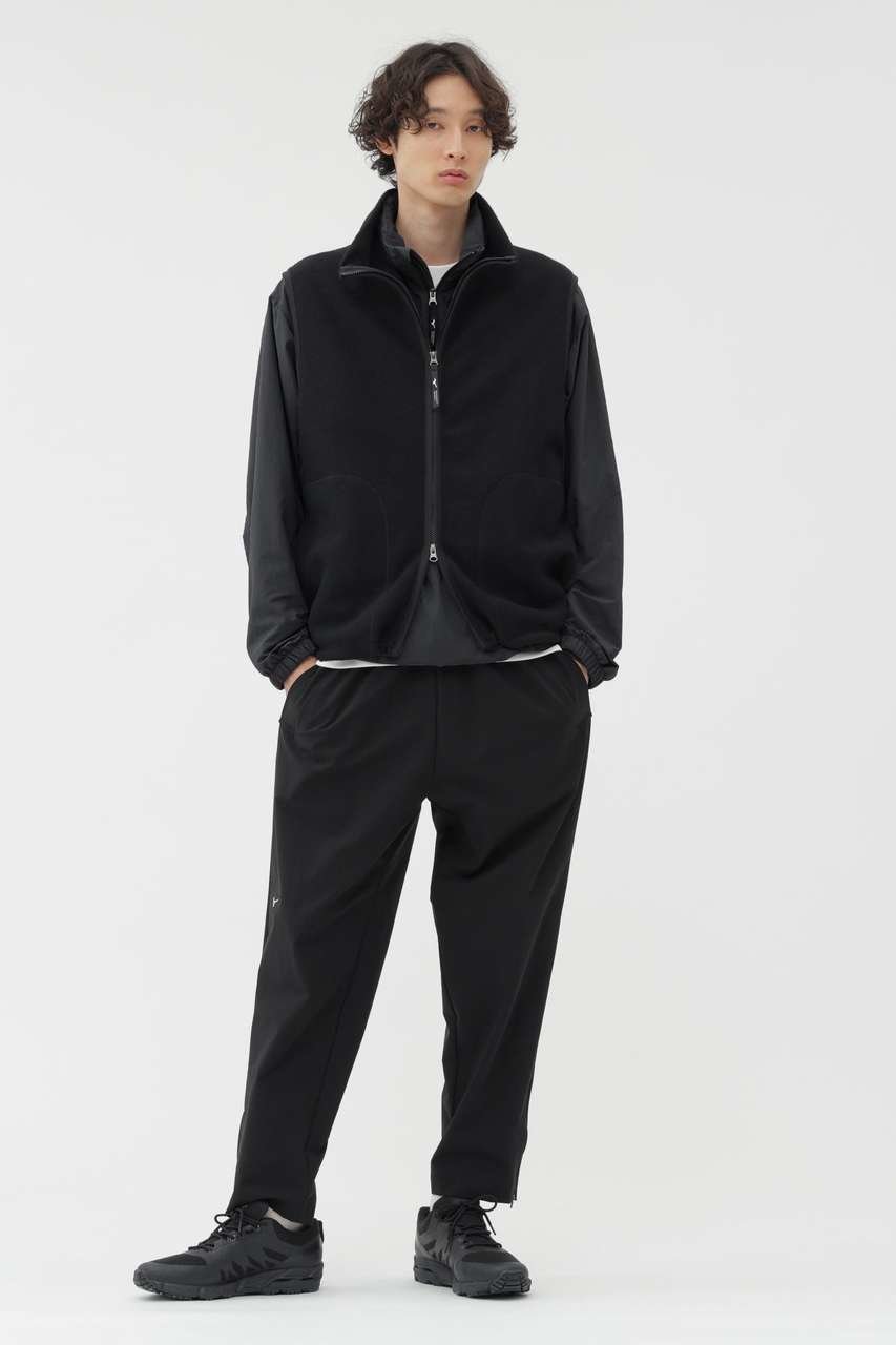 【その他のブランド/Other】のSTRETCH POLYESTER HEAVY POPLIN TROUSERS 人気、トレンドファッション・服の通販 founy(ファニー) 　ファッション　Fashion　レディースファッション　Fashion for Women　パンツ　Pants & Trousers　コレクション　Collection, Seasonal Line　ジップ　Zip, Zipper　ストレッチ　Stretch, Stretchy Fabric　ソックス　Socks, Hosiery　テーパード　Tapered, Tapered Pants　マーガレット　Marguerite, Daisy Pattern　other-3|ID: prp329100004910606 ipo3291000000036793470