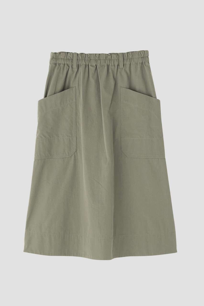 【マーガレットハウエル/MARGARET HOWELL】のCOTTON CUPRA PLAINWEAVE SKIRT 人気、トレンドファッション・服の通販 founy(ファニー) 　ファッション　Fashion　レディースファッション　Fashion for Women　スカート　Skirts　キュプラ　Cupro, Eco Fabric　ドレープ　Drape, Draping Fabric　パッチ　Patch, Appliqué　ポケット　Pocket, Pocket Detail　リラックス　Relax, Relaxed Fit　ヴィンテージ　Vintage Style　other-6|ID: prp329100004910617 ipo3291000000036793577