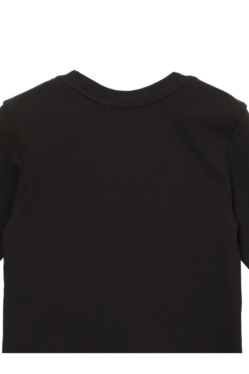 【ミラ ショーン バイ チカ キサダ/mila schon by chika kisada】のリブフルールプリントカットソー 人気、トレンドファッション・服の通販 founy(ファニー) 　ファッション　Fashion　レディースファッション　Fashion for Women　トップス・カットソー　Cut & Sew Tops　シャツ・ブラウス・オフィスカジュアル　Elegant Blouses & Button-Ups　ロングTシャツ・Tシャツ　Longline T-Shirts & Tees　カットソー・ベーシックTシャツ　Cut-and-Sewn Tops / Stretch Tees & Basics　ショート　Short, Short Length　スリーブ　Sleeve, Long Sleeve / Short Sleeve　フェミニン　Feminine, Girly　プリント　Print, Printed Pattern　モチーフ　Motif, Design Theme　other-4|ID: prp329100004910620 ipo3291000000036793603