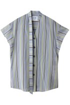 【スタニングルアー/STUNNING LURE】の【Waltz】ストライプアシンメトリーカラーシャツ 人気、トレンドファッション・服の通販 founy(ファニー) ファッション Fashion レディースファッション Fashion for Women トップス・カットソー Cut & Sew Tops シャツ・ブラウス・オフィスカジュアル Elegant Blouses & Button-Ups アシンメトリー Asymmetrical Style インナー Innerwear ショルダー Shoulder, Shoulder Strap ジャケット Jacket, Outerwear ストライプ Stripe, Striped Pattern スリーブ Sleeve, Long Sleeve / Short Sleeve ドロップ Drop Shoulder, Dropped Style バランス Balance, Style Balance ヘムライン Hemline, Bottom Cut モダン Modern, Contemporary ラウンド Round, Round Neck ロング Long, Long-Length ワッシャー Washer, Crinkled Finish 夏 Summer 春 Spring S/S・春夏 SS, Spring/Summer, Warm Season thumbnail パープル|ID: prp329100004910626 ipo3291000000036793657