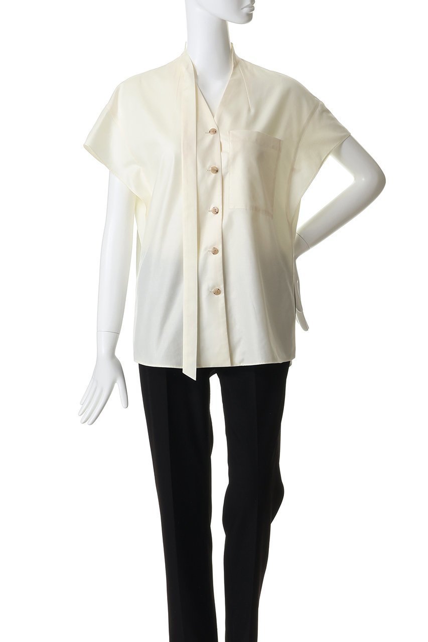 【スタニングルアー/STUNNING LURE】の【Waltz】グロッシーアシンメトリーカラーシャツ 人気、トレンドファッション・服の通販 founy(ファニー) 　ファッション　Fashion　レディースファッション　Fashion for Women　トップス・カットソー　Cut & Sew Tops　シャツ・ブラウス・オフィスカジュアル　Elegant Blouses & Button-Ups　アシンメトリー　Asymmetrical Style　インナー　Innerwear　ショルダー　Shoulder, Shoulder Strap　ジャケット　Jacket, Outerwear　スリーブ　Sleeve, Long Sleeve / Short Sleeve　ドロップ　Drop Shoulder, Dropped Style　バランス　Balance, Style Balance　ヘムライン　Hemline, Bottom Cut　モダン　Modern, Contemporary　ラウンド　Round, Round Neck　ロング　Long, Long-Length　other-2|ID: prp329100004910627 ipo3291000000036793665