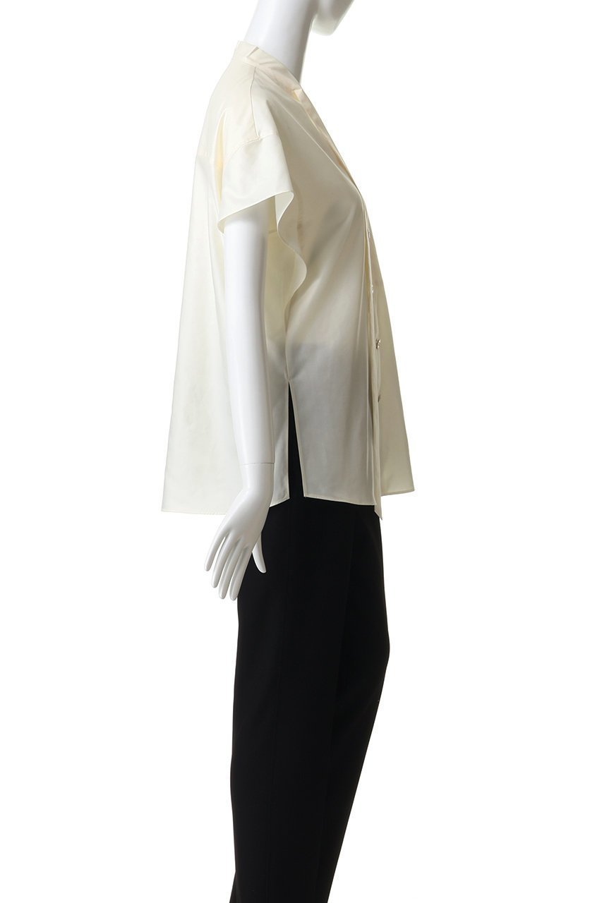 【スタニングルアー/STUNNING LURE】の【Waltz】グロッシーアシンメトリーカラーシャツ 人気、トレンドファッション・服の通販 founy(ファニー) 　ファッション　Fashion　レディースファッション　Fashion for Women　トップス・カットソー　Cut & Sew Tops　シャツ・ブラウス・オフィスカジュアル　Elegant Blouses & Button-Ups　アシンメトリー　Asymmetrical Style　インナー　Innerwear　ショルダー　Shoulder, Shoulder Strap　ジャケット　Jacket, Outerwear　スリーブ　Sleeve, Long Sleeve / Short Sleeve　ドロップ　Drop Shoulder, Dropped Style　バランス　Balance, Style Balance　ヘムライン　Hemline, Bottom Cut　モダン　Modern, Contemporary　ラウンド　Round, Round Neck　ロング　Long, Long-Length　other-3|ID: prp329100004910627 ipo3291000000036793666