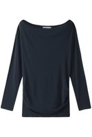 【フォーコーナーズ/+FOUR CORNERS】のハーフミラノ オフショルダーロングスリーブ プルオーバー 人気、トレンドファッション・服の通販 founy(ファニー) ファッション Fashion レディースファッション Fashion for Women トップス・カットソー Cut & Sew Tops シャツ・ブラウス・オフィスカジュアル Elegant Blouses & Button-Ups ロングTシャツ・Tシャツ Longline T-Shirts & Tees カジュアルプルオーバー・ニットトップス Pullovers & Knit Tops / Casual Pullovers カットソー・ベーシックTシャツ Cut-and-Sewn Tops / Stretch Tees & Basics ショート Short, Short Length スリーブ Sleeve, Long Sleeve / Short Sleeve デコルテ Décolleté, Neckline ハーフ Half, Half-Length ベーシック Basic, Essential ミラノ Milano Style, Italian-Inspired ロング Long, Long-Length エレガント 上品 Elegant |ID:prp329100004910633