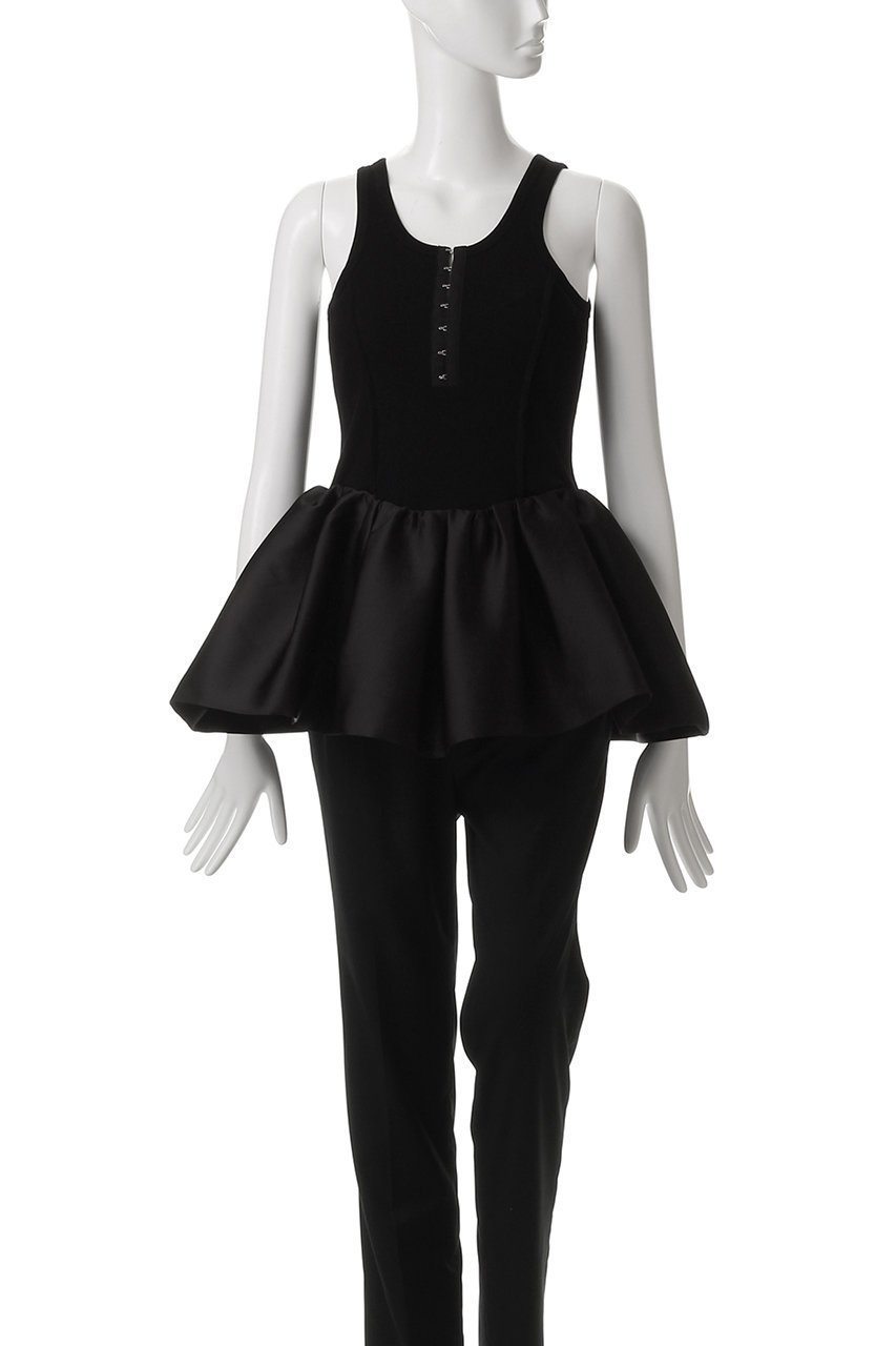 【メゾンスペシャル/MAISON SPECIAL】のSatin Combination Peplum Tank Top/サテンコンビペプラムタンクトップ 人気、トレンドファッション・服の通販 founy(ファニー) ファッション Fashion レディースファッション Fashion for Women トップス・カットソー Cut & Sew Tops キャミソール&ノースリーブ Camisoles & Sleeveless Tops シャツ・ブラウス・オフィスカジュアル Elegant Blouses & Button-Ups ロングTシャツ・Tシャツ Longline T-Shirts & Tees カットソー・ベーシックTシャツ Cut-and-Sewn Tops / Stretch Tees & Basics キャミソール Camisole, Spaghetti Strap Top サテン Satin, Glossy Fabric シンプル Simple, Minimal タンク Tank Top, Sleeveless Top ドッキング Docking, Mixed Material フリル Frill, Ruffle 夏 Summer other-2|ID: prp329100004910652 ipo3291000000036793972