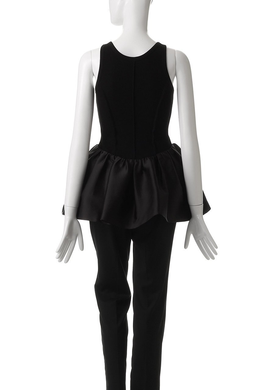 【メゾンスペシャル/MAISON SPECIAL】のSatin Combination Peplum Tank Top/サテンコンビペプラムタンクトップ 人気、トレンドファッション・服の通販 founy(ファニー) ファッション Fashion レディースファッション Fashion for Women トップス・カットソー Cut & Sew Tops キャミソール&ノースリーブ Camisoles & Sleeveless Tops シャツ・ブラウス・オフィスカジュアル Elegant Blouses & Button-Ups ロングTシャツ・Tシャツ Longline T-Shirts & Tees カットソー・ベーシックTシャツ Cut-and-Sewn Tops / Stretch Tees & Basics キャミソール Camisole, Spaghetti Strap Top サテン Satin, Glossy Fabric シンプル Simple, Minimal タンク Tank Top, Sleeveless Top ドッキング Docking, Mixed Material フリル Frill, Ruffle 夏 Summer other-4|ID: prp329100004910652 ipo3291000000036793974