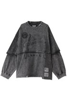 【メゾンスペシャル/MAISON SPECIAL】の【UNISEX】HYPNOSE加工ロンT ④ CAPTIVATE 人気、トレンドファッション・服の通販 founy(ファニー) ファッション Fashion レディースファッション Fashion for Women トップス・カットソー Cut & Sew Tops シャツ・ブラウス・オフィスカジュアル Elegant Blouses & Button-Ups ロングTシャツ・Tシャツ Longline T-Shirts & Tees カットソー・ベーシックTシャツ Cut-and-Sewn Tops / Stretch Tees & Basics ユニセックス Unisex, Genderless スリーブ Sleeve, Long Sleeve / Short Sleeve フロント Front, Front Design ロング Long, Long-Length thumbnail BLK(ブラック)|ID: prp329100004910656 ipo3291000000036794001