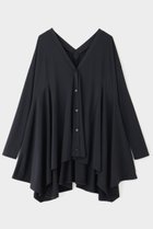 【ル フィル/LE PHIL】のベア天竺 人気、トレンドファッション・服の通販 founy(ファニー) ファッション Fashion レディースファッション Fashion for Women トップス・カットソー Cut & Sew Tops カーディガン・羽織り Layered Style Cardigans シャツ・ブラウス・オフィスカジュアル Elegant Blouses & Button-Ups ロングTシャツ・Tシャツ Longline T-Shirts & Tees カットソー・ベーシックTシャツ Cut-and-Sewn Tops / Stretch Tees & Basics おすすめ Recommended / Our Picks イレギュラー Irregular Design カットソー Cut and Sewn Top カーディガン Cardigan, Knitwear バランス Balance, Style Balance パターン Pattern, Design Print 吸水 Absorbent, Quick-Dry thumbnail ブラック|ID: prp329100004910663 ipo3291000000036794066