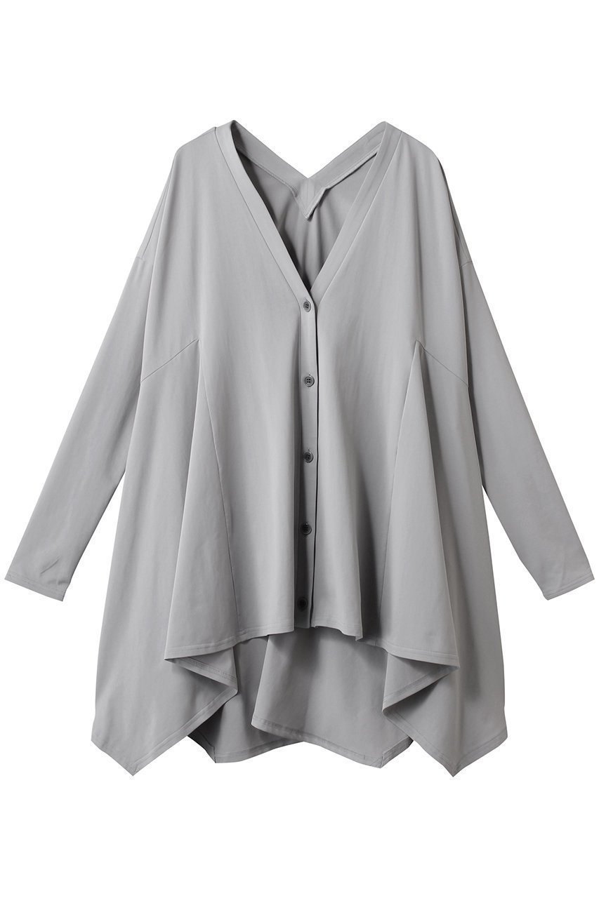 【ル フィル/LE PHIL】のベア天竺 インテリア・キッズ・メンズ・レディースファッション・服の通販 founy(ファニー) 　ファッション　Fashion　レディースファッション　Fashion for Women　トップス・カットソー　Cut & Sew Tops　カーディガン・羽織り　Layered Style Cardigans　シャツ・ブラウス・オフィスカジュアル　Elegant Blouses & Button-Ups　ロングTシャツ・Tシャツ　Longline T-Shirts & Tees　カットソー・ベーシックTシャツ　Cut-and-Sewn Tops / Stretch Tees & Basics　おすすめ　Recommended / Our Picks　イレギュラー　Irregular Design　カットソー　Cut and Sewn Top　カーディガン　Cardigan, Knitwear　バランス　Balance, Style Balance　パターン　Pattern, Design Print　吸水　Absorbent, Quick-Dry　グレー|ID: prp329100004910663 ipo3291000000036794068