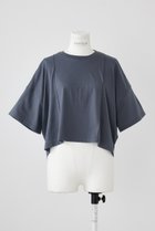 【エンフォルド/ENFOLD】のスビン天竺 ピンタック T/SH Tシャツ 人気、トレンドファッション・服の通販 founy(ファニー) ファッション Fashion レディースファッション Fashion for Women トップス・カットソー Cut & Sew Tops シャツ・ブラウス・オフィスカジュアル Elegant Blouses & Button-Ups ロングTシャツ・Tシャツ Longline T-Shirts & Tees カットソー・ベーシックTシャツ Cut-and-Sewn Tops / Stretch Tees & Basics ショート Short, Short Length スリーブ Sleeve, Long Sleeve / Short Sleeve バランス Balance, Style Balance thumbnail グレー|ID: prp329100004910693 ipo3291000000036794438