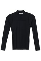 【エンフォルド/ENFOLD】のトリコットストレッチ ハーフzipロンT /Tシャツ 人気、トレンドファッション・服の通販 founy(ファニー) ファッション Fashion レディースファッション Fashion for Women トップス・カットソー Cut & Sew Tops シャツ・ブラウス・オフィスカジュアル Elegant Blouses & Button-Ups ロングTシャツ・Tシャツ Longline T-Shirts & Tees カットソー・ベーシックTシャツ Cut-and-Sewn Tops / Stretch Tees & Basics カットソー Cut and Sewn Top コンパクト Compact, Small Size ストレッチ Stretch, Stretchy Fabric スリーブ Sleeve, Long Sleeve / Short Sleeve トレンド Trend, Trending Now ハーフ Half, Half-Length パイピング Piping, Trim Design ロング Long, Long-Length thumbnail ブラック|ID: prp329100004910699 ipo3291000000036794599