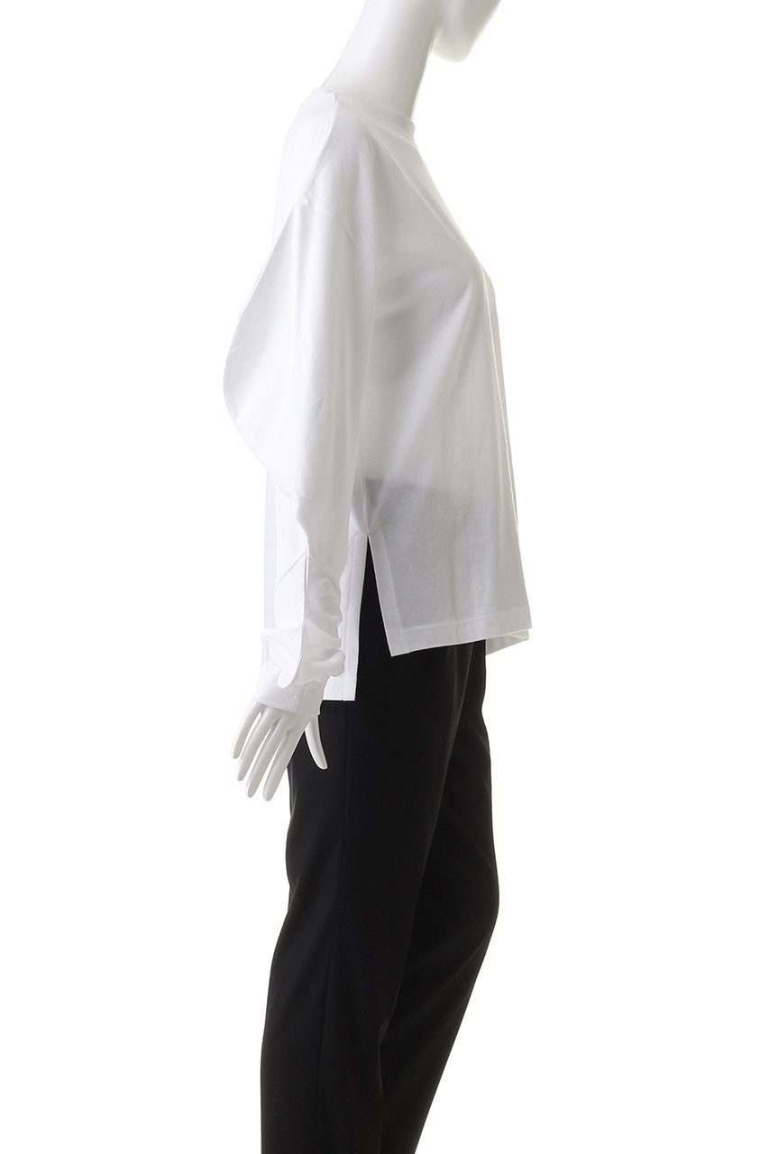 【ナゴンスタンス/nagonstans】のSingle Jersey Twist Sleeve ロングTシャツ 人気、トレンドファッション・服の通販 founy(ファニー) ファッション Fashion レディースファッション Fashion for Women トップス・カットソー Cut & Sew Tops シャツ・ブラウス・オフィスカジュアル Elegant Blouses & Button-Ups ロングTシャツ・Tシャツ Longline T-Shirts & Tees カットソー・ベーシックTシャツ Cut-and-Sewn Tops / Stretch Tees & Basics サロペット Overalls, Salopette スリーブ Sleeve, Long Sleeve / Short Sleeve モチーフ Motif, Design Theme ロング Long, Long-Length other-3|ID: prp329100004910705 ipo3291000000036794718
